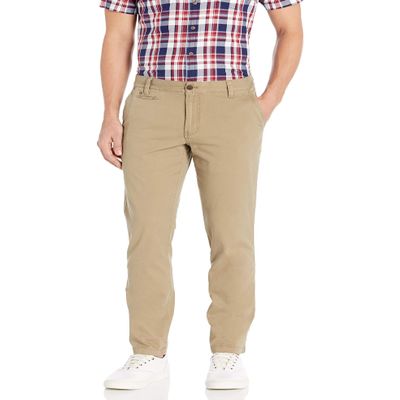 Arrow 1851 Men's Slim Fit American Heritage Twill Chino Pant, Covert Green, 30W X 32L