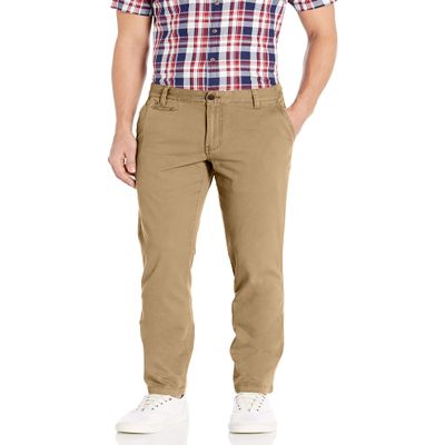 Arrow 1851 Men's Slim Fit American Heritage Twill Chino Pant, Ermine, 36W X 32L