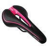 GORIX Bike Saddle Seat Comfortable Cushion with Rail Mountain Road Bicycle for Men and Women (GX-C19) (BlackPink) view 1