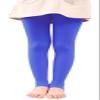 BaiX Little Girls' Solid Opaque Stirrup Tights Dance Leggings Panty-hose, 2-4 Years, Royal Blue view 1