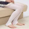 BaiX Little Girls' Solid Opaque Stirrup Tights Dance Leggings Panty-hose, 4-7 Years, White view 3