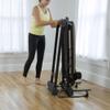 AeroPilates Reformer - Pilates Reformer Workout Machine for Home Gym - Cardio Fitness Rebounder- Up to 300 lbs Weight Capacity, Gray view 4