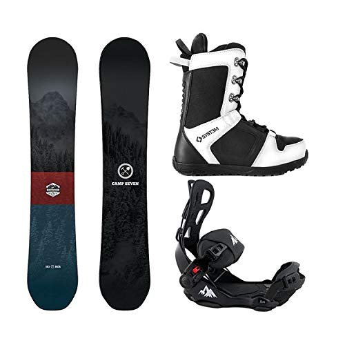 Package-Camp Seven Redwood Snowboard 149 cm-System LTX Binding Large-System APX Boot 12