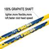Acstar Two Way Junior Golf Putter Graphite Indoor Outdoor Putter Both Left and Right Handed Easily Use (Silver Head+Yellow Shaft+Blue Grip,25 inch) view 4