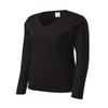 Gravity Threads Womens Long-Sleeve Moisture-Wick V-Neck - Black - X-Large view 1