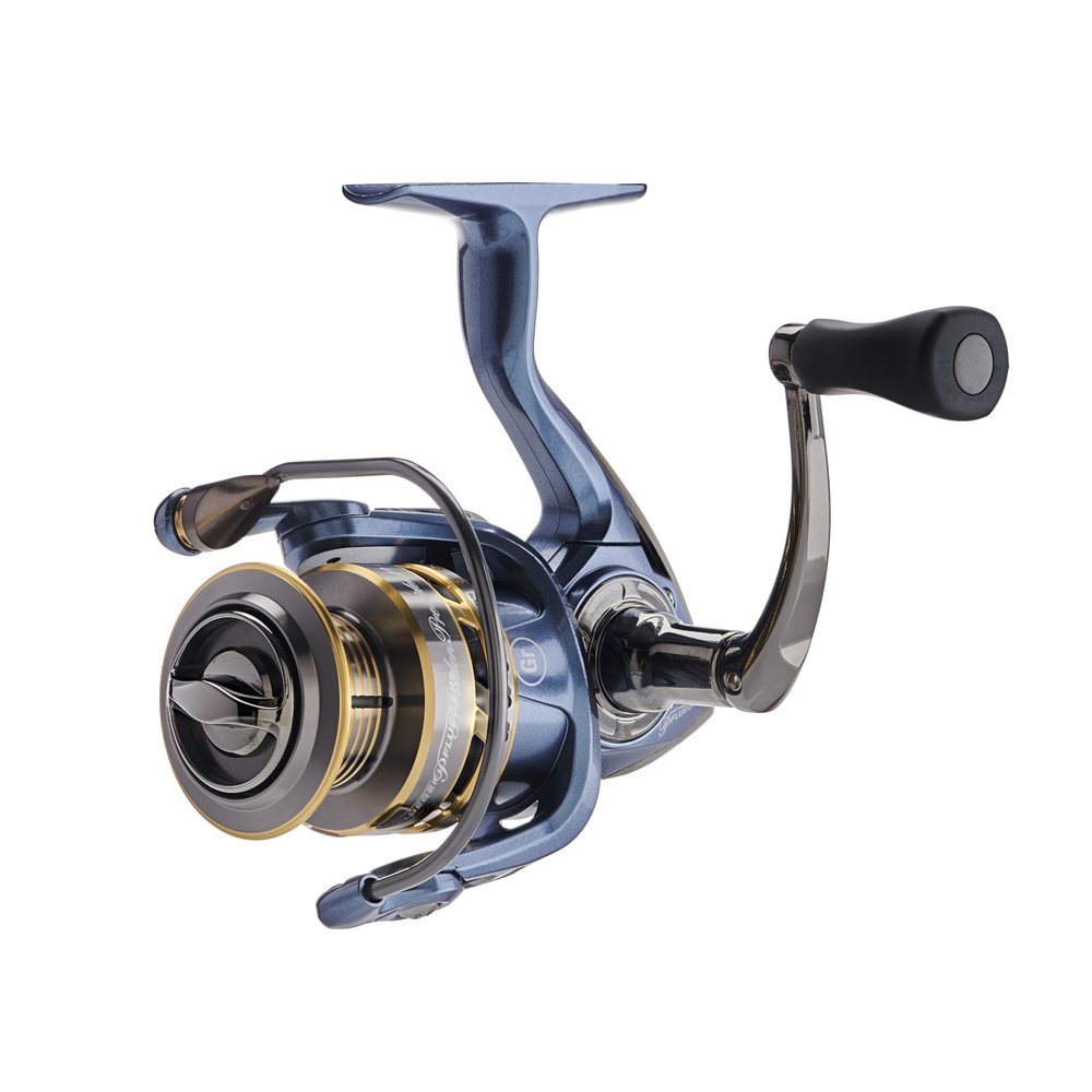 Pflueger President Spinning Reel, Size 40 Fishing Reel, Right/Left Handle Position, Graphite Body and Rotor, Corrosion-Resistant, Aluminum Spool, Front Drag System