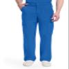 Dickies Dynamix Men Scrubs Pant Zip Fly Cargo Plus Size DK110S, 2XL Short, Royal view 1