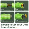 Titanker Bike Lock, 4 Feet Security Resettable Combination Coiling Bike Cable Locks with Mounting Bracket, 1/2 Inch Diameter (Green) view 4
