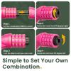 Titanker Bike Lock, 4 Feet Security Resettable Combination Coiling Bike Cable Locks with Mounting Bracket, 1/2 Inch Diameter (Pink) view 4