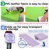 KaRaDaStyle Gymnastics Mat Folding Stretch Mats 71"x24"x2" Exercise Muscle Training Children Play Horizontal Bar Mat Yoga Sports Soundproof Home Use (Beige) view 4