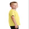 Port & Company Youth Core Solid Short Sleeve Cotton Tee, XL, Yellow view 4