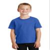 Port& Company Youth Core Solid Short Sleeve Cotton Tee, M, Royal view 1