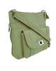 ROMA LEATHERS Ladies' Gun Concealment Crossbody Bag Olive (7028-OLV) view 2