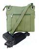ROMA LEATHERS Ladies' Gun Concealment Crossbody Bag Olive (7028-OLV) view 4