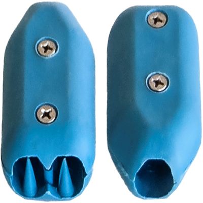 E-Z - TY Reusable Rope Clamp 1/4 inch - 2 PER Pack (Blue)