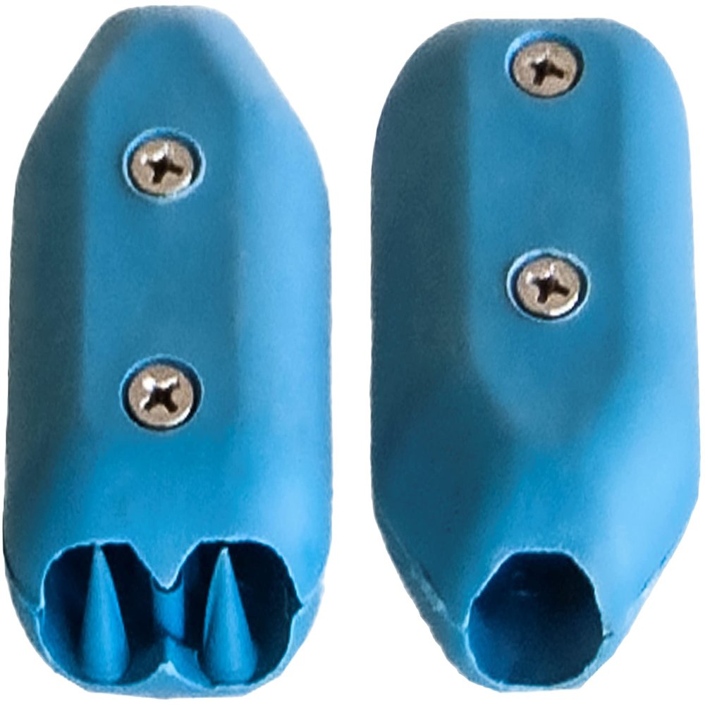 E-Z - TY Reusable Rope Clamp 1/4 inch - 2 PER Pack (Blue)