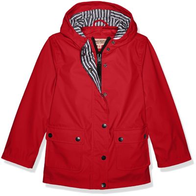 Urban Republic Baby Girls Pu-Vinyl Jacke, red, 18M