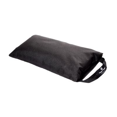 Hugger Mugger 10lb Yoga Sandbag - Black - Adds Weight to Your Poses, Zipper Cover, Sturdy Handle, Silica Sand Filling, Durable Material