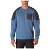 5.11 Tactical Men's Radar Fleece Crew Sweater, Poly-Cotton Fabric, Rib Cuff and Hem, Diplomat, XS, Style 72103 view 1