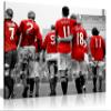 Panther Print, Canvas Wall Art, Manchester United Pictures for Walls, Beautiful Bedroom Framed Artwork, Legends Football Canvas Picture Print for Special Occasions (24x16 Inch) view 1