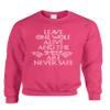 ALLNTRENDS Adult Sweatshirt Leave One Wolf Alive Sheep are Never Safe (L, Heliconia Pink) view 1