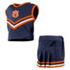 Little King NCAA Toddler/Youth Girls Team 2 Piece Cheer Dress-Auburn-Y6 (XS) view 3