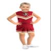 Little King NCAA Toddler/Youth Girls Team 2 Piece Cheer Dress-Florida State 4T view 1