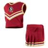Little King NCAA Toddler/Youth Girls Team 2 Piece Cheer Dress-Florida State 4T view 3