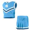 Little King NCAA Toddler/Youth Girls Team 2 Piece Cheer Dress-North Carolina Tar Heels-2T view 3