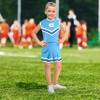 Little King NCAA Toddler/Youth Girls Team 2 Piece Cheer Dress-North Carolina Tar Heels-Y6 view 2