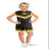 Little King NCAA Toddler/Youth Girls Team 2 Piece Cheer Dress-Iowa-Y6 (XS) view 1