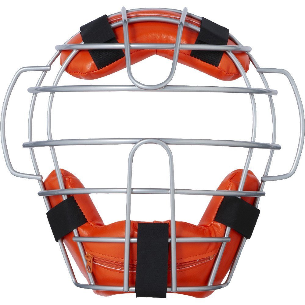 ASICS BPM471 Baseball Soft Catcher Mask (Compatible with A/B No. M Ball) BPM471 F Size Orange/Black Orange/Black F