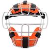 ASICS BPM471 Baseball Soft Catcher Mask (Compatible with A/B No. M Ball) BPM471 F Size Orange/Black Orange/Black F view 3