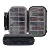 Goture Small Tackle Box, Waterproof Fishing Lure Boxes, Storage Case Bait Plastic Accessories Containers Black SMALL 6.69'' X 4.33'' X 1.81'' view 4