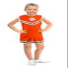 Little King NCAA Toddler/Youth Girls Team 2 Piece Cheer Dress-Clemson Tigers-4T view 1
