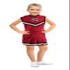 Little King NCAA Toddler/Youth Girls Team 2 Piece Cheer Dress-South Carolina Gamecocks-3T view 1