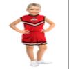 Little King NCAA Toddler/Youth Girls Team 2 Piece Cheer Dress-Ohio State Buckeyes-3T view 1
