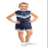 Little King NCAA Toddler/Youth Girls Team 2 Piece Cheer Dress-Penn State Nittany Lions-4T view 1