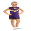 Little King NCAA Toddler/Youth Girls Team 2 Piece Cheer Dress-LSU Tigers-3T view 1