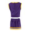 Little King NCAA Toddler/Youth Girls Team 2 Piece Cheer Dress-LSU Tigers-2T view 3