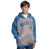 G-III NBA Denver Nuggets Legend Hooded Track Jacket, Medium, Gray view 1