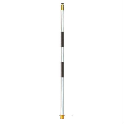 1/2" STRIPED REGULATION FIBERGLASS FLAGSTICKS (7FT BLACK/WHITE)