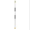 1/2" STRIPED REGULATION FIBERGLASS FLAGSTICKS (7FT BLACK/WHITE) view 1