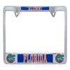 Elektroplate Officially Licensed  University of Florida Alumni Chrome Metal License Plate Frame with 3D Logos affixed | Premium Metal Car Tag Holder | Weather-Proof Automotive Accessory view 1