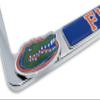 Elektroplate Officially Licensed  University of Florida Alumni Chrome Metal License Plate Frame with 3D Logos affixed | Premium Metal Car Tag Holder | Weather-Proof Automotive Accessory view 4