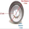 Boat Motor 3AS-64230 369-64230-0 1 M 161451 Aluminium Spacer Thrust Washer for Tohatsu Nissan Mercury Quicksilver Outboard M MFS NS NSF 4hp 5hp 6hp 2/4-stroke Boat Engine view 2