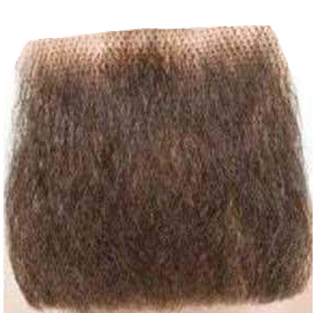 3 Point Goatee Color LT Brown - Lacey Wigs Beard Human Hair Lace Backed Hand Made Fake Facial Bundle w/Spirit Gum and Remover, MaxWigs Costume Wig Care Guide