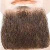 3 Point Goatee Color LT Brown - Lacey Wigs Beard Human Hair Lace Backed Hand Made Fake Facial Bundle w/Spirit Gum and Remover, MaxWigs Costume Wig Care Guide view 4