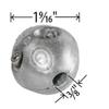 Zinc Anode 3/8" Corrosion Grenade # AC Zincs ACZ-3/8L8 view 4