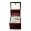 Ultra-Modern Music Box with Fold-Up Photo Frame - Solid Wood Jewelry Box with Compartment with Picture Frame (6 X 4) - Many Songs to Choose - Diamond's are A Girls Best Friend view 3